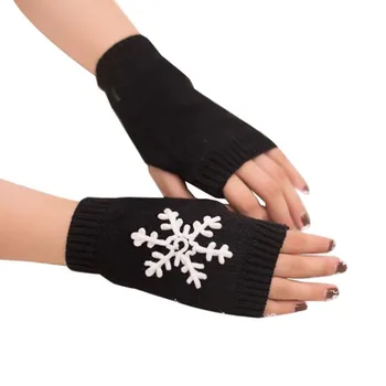 Fashion Women Fingerless Knitting Gloves with Snow Patterns Soft Winter Warmer Gloves 4 colors
Fashion Women Fingerless Knitting Gloves with Snow Patterns Soft Winter Warmer Gloves 4 colors