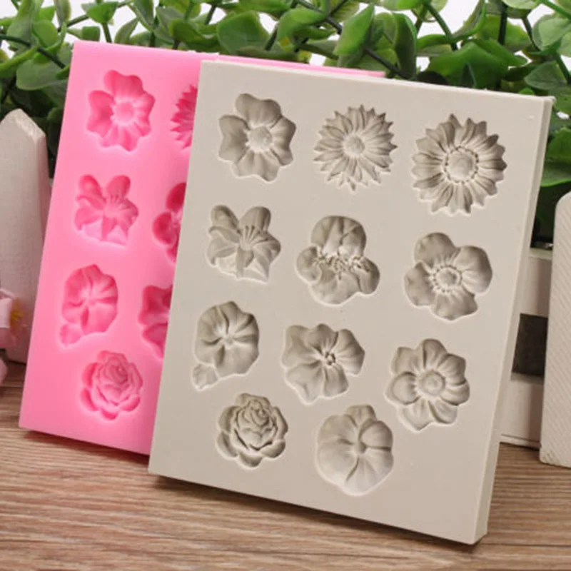 New Silicone Fondant Mold Flowers Shape DIY Chocolate Cake Jelly Border Sugar Icing Paste Mould Pastries Decoration Tools BS
New Silicone Fondant Mold Flowers Shape DIY Chocolate Cake Jelly Border Sugar Icing Paste Mould Pastries Decoration Tools BS