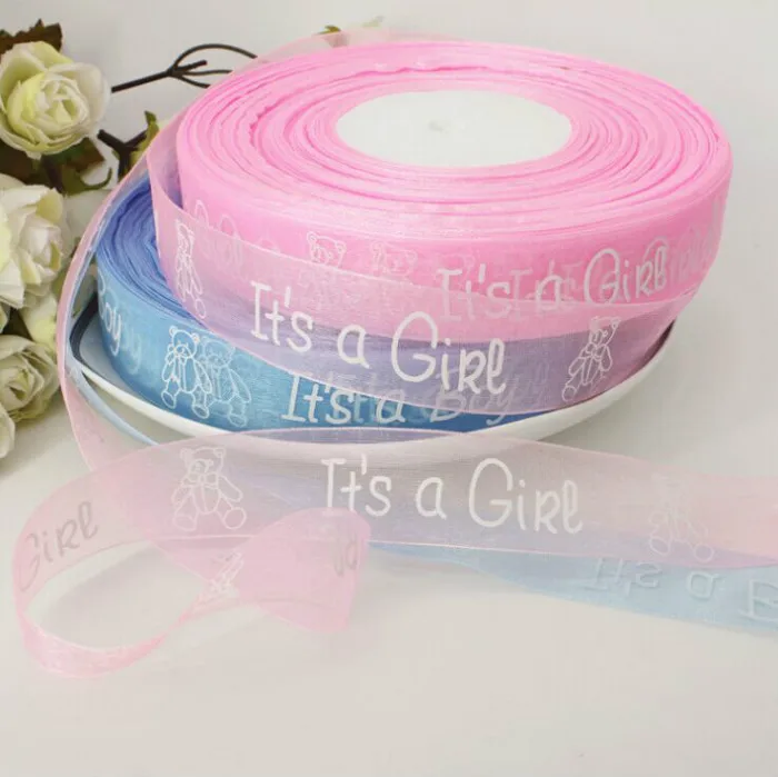 12yard 25mm Its A Boy Girl Bear Printed Ribbon Baby Shower Christening Baby Boy Satin Ribbon For Children Gift Packing DIY Craft
12yard 25mm Its A Boy Girl Bear Printed Ribbon Baby Shower Christening Baby Boy Satin Ribbon For Children Gift Packing DIY Craft