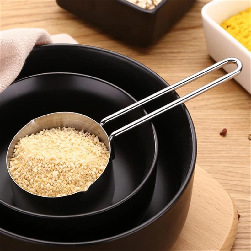4Pcs/Set Kichen Accessories Measuring Tool Set Stainless Steel Measuring Cup Kitchen Measuring Spoon Scoop For Baking Tea Coffee
4Pcs/Set Kichen Accessories Measuring Tool Set Stainless Steel Measuring Cup Kitchen Measuring Spoon Scoop For Baking Tea Coffee