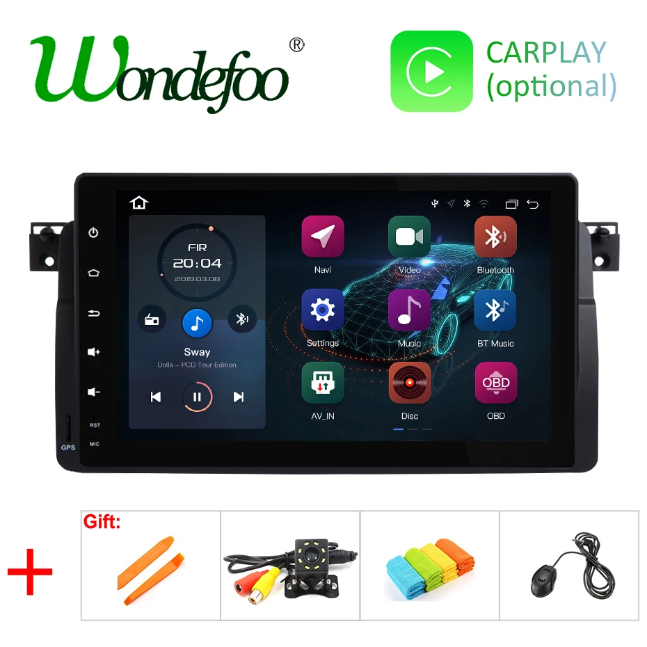 9" DSP IPS Android 9.0 64G car GPS for BMW E46 M3 318/320/325/330 /335 Rover 75 1998-2006 MG ZT SCREEN radio unit no DVD player
9" DSP IPS Android 9.0 64G car GPS for BMW E46 M3 318/320/325/330 /335 Rover 75 1998-2006 MG ZT SCREEN radio unit no DVD player