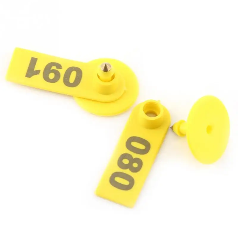 Ear Tags 100Pcs/Set Sheep Goat Hog Pig Cattle Beef Cow Livestock Ear Number Tag Farm Animal Accessories
Ear Tags 100Pcs/Set Sheep Goat Hog Pig Cattle Beef Cow Livestock Ear Number Tag Farm Animal Accessories