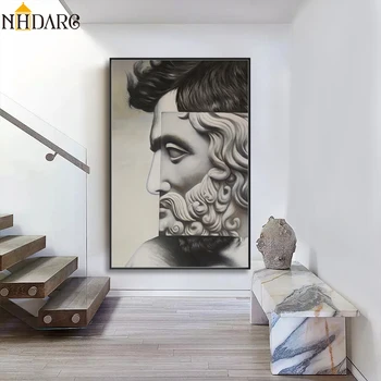 Creative Plaster Portrait Porch Decoration Posters and Prints Canvas Art Paintings Wall Pictures for Living Room Home Decor
Creative Plaster Portrait Porch Decoration Posters and Prints Canvas Art Paintings Wall Pictures for Living Room Home Decor