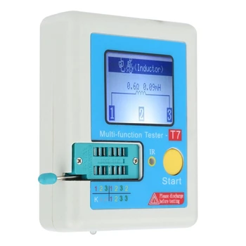 Quality Transistor Tester TFT Diode Triode Capacitance ESR Meter LCR MOSFET IR Universal Tester Multimeter LCR-T7
Quality Transistor Tester TFT Diode Triode Capacitance ESR Meter LCR MOSFET IR Universal Tester Multimeter LCR-T7