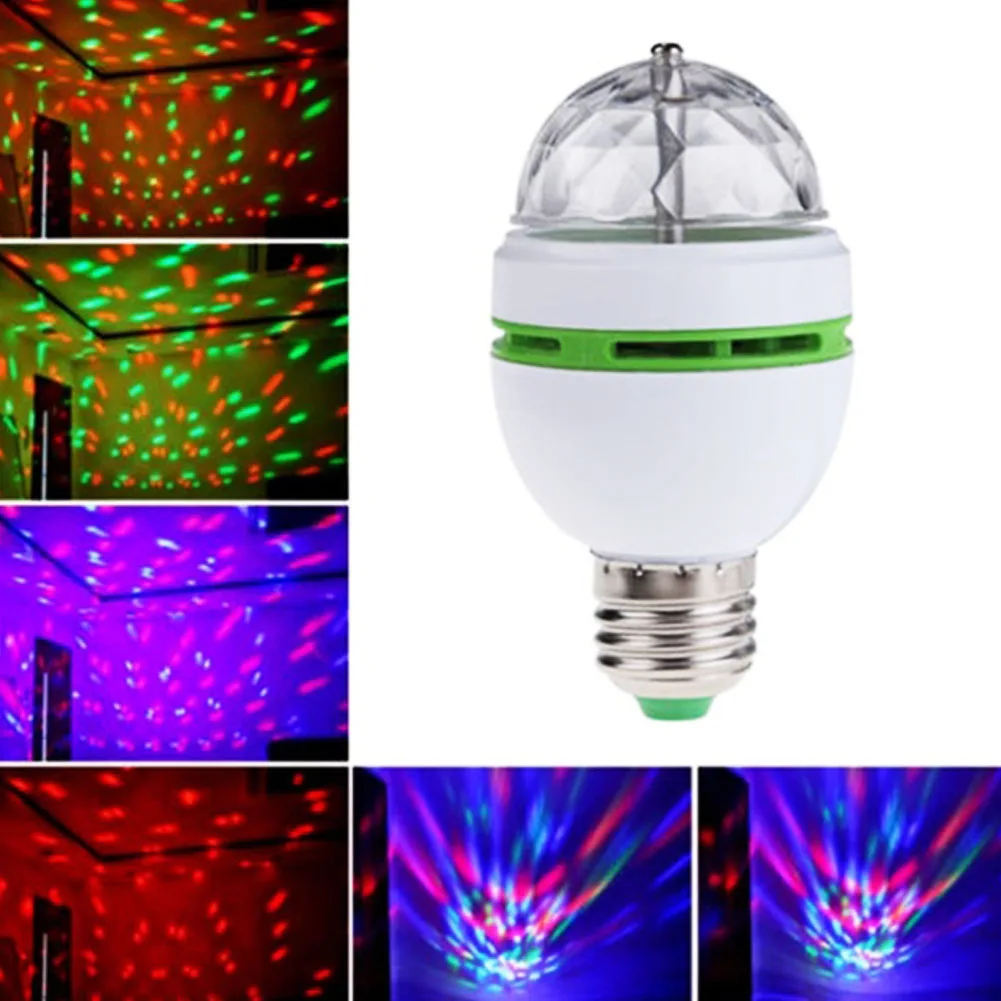 E27 3W Colorful Auto Rotating RGB LED Bulb Stage Light Party Lamp Disco for home decoration lighting lamps
E27 3W Colorful Auto Rotating RGB LED Bulb Stage Light Party Lamp Disco for home decoration lighting lamps