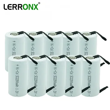 SubC battery sub sc rechargeable battery 1.2V 2200mAh Ni-CD with tab welding pins for Power tools electronics DIY battery pack
SubC battery sub sc rechargeable battery 1.2V 2200mAh Ni-CD with tab welding pins for Power tools electronics DIY battery pack