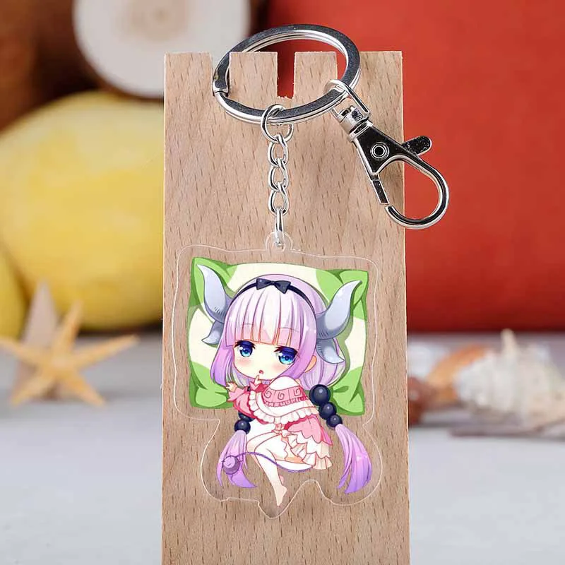 Anime Miss Kobayashi's Dragon Maid Kanna Kamui Keychain Pendants Tohru Acrylic Keyring Gift
Anime Miss Kobayashi's Dragon Maid Kanna Kamui Keychain Pendants Tohru Acrylic Keyring Gift