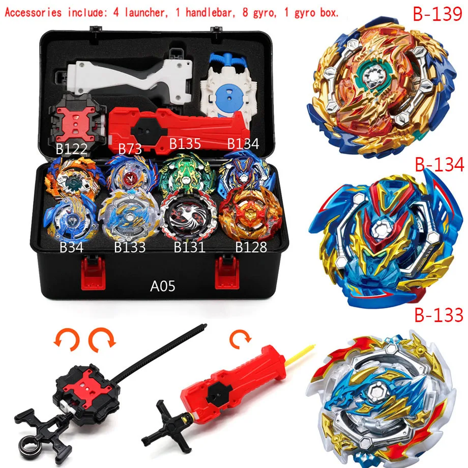 HOT Beyblade Burst B-134 Cho-z Valkyrie.z.ev With Blayblade Bayblade Launcher Metal Booster Top Starter Gyro Spinning Fight Toy
HOT Beyblade Burst B-134 Cho-z Valkyrie.z.ev With Blayblade Bayblade Launcher Metal Booster Top Starter Gyro Spinning Fight Toy
