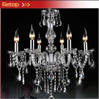 Hot Sale 6 Arms Top Quality Europe 100% K9 Crystal Candle E14 LED Chandelier for Sitting room Study Indoor Lamp Decoration
Hot Sale 6 Arms Top Quality Europe 100% K9 Crystal Candle E14 LED Chandelier for Sitting room Study Indoor Lamp Decoration