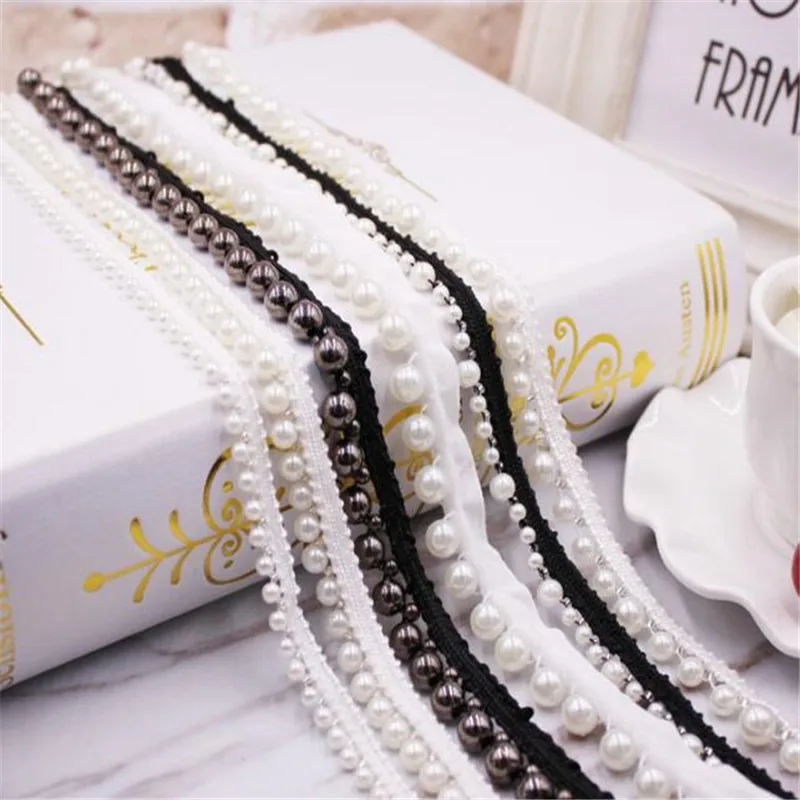 1cm width Polyester pearl lace Trimming curtain lace lacework border ornament dress garments crafts Accessories AG19
1cm width Polyester pearl lace Trimming curtain lace lacework border ornament dress garments crafts Accessories AG19
