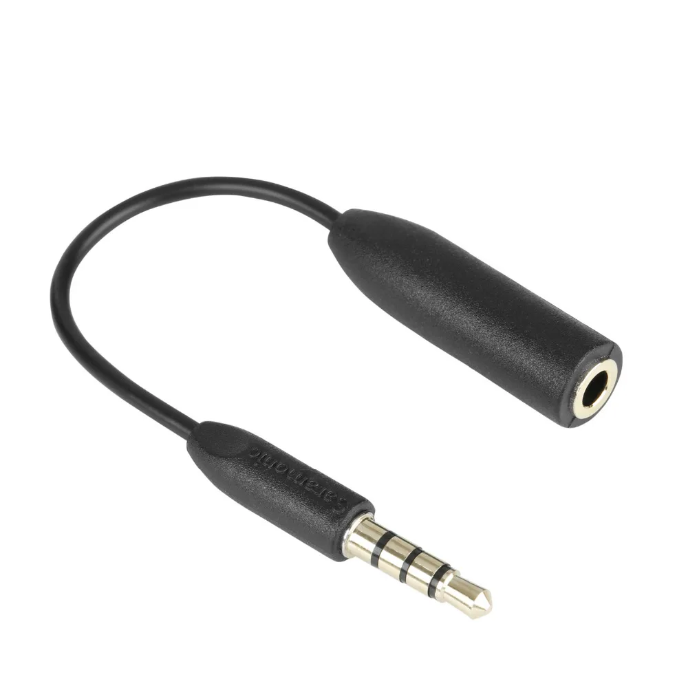Saramonic SR-UC201 3.5mm TRS (Female) Microphone Adapter Converter Cable to TRRS (Male) for iPhone & Android Smartphones
Saramonic SR-UC201 3.5mm TRS (Female) Microphone Adapter Converter Cable to TRRS (Male) for iPhone & Android Smartphones