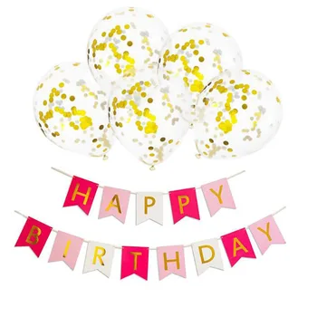 1set 12inch Gold Confetti Balloons Inflatable Baby Shower Birthday Balloon Black Happy Birthday Banner Birthday Party Decoration
1set 12inch Gold Confetti Balloons Inflatable Baby Shower Birthday Balloon Black Happy Birthday Banner Birthday Party Decoration
