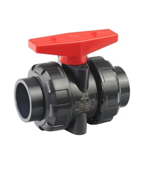 SANELY SANKING PVCU double union ball valve DN50 for 63mm outside diameter's pipe, socket type, UPVC,CPVC,PPH,PVDF,HT-CPVC
SANELY SANKING PVCU double union ball valve DN50 for 63mm outside diameter's pipe, socket type, UPVC,CPVC,PPH,PVDF,HT-CPVC