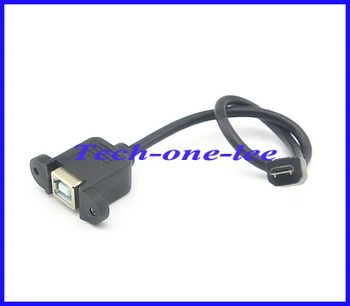 USB Type B Female To Micro 5Pin Male Extension Cable USB-b F Panel Mount To Micro usb Connector 5pin Adapter Cable 50cm
USB Type B Female To Micro 5Pin Male Extension Cable USB-b F Panel Mount To Micro usb Connector 5pin Adapter Cable 50cm