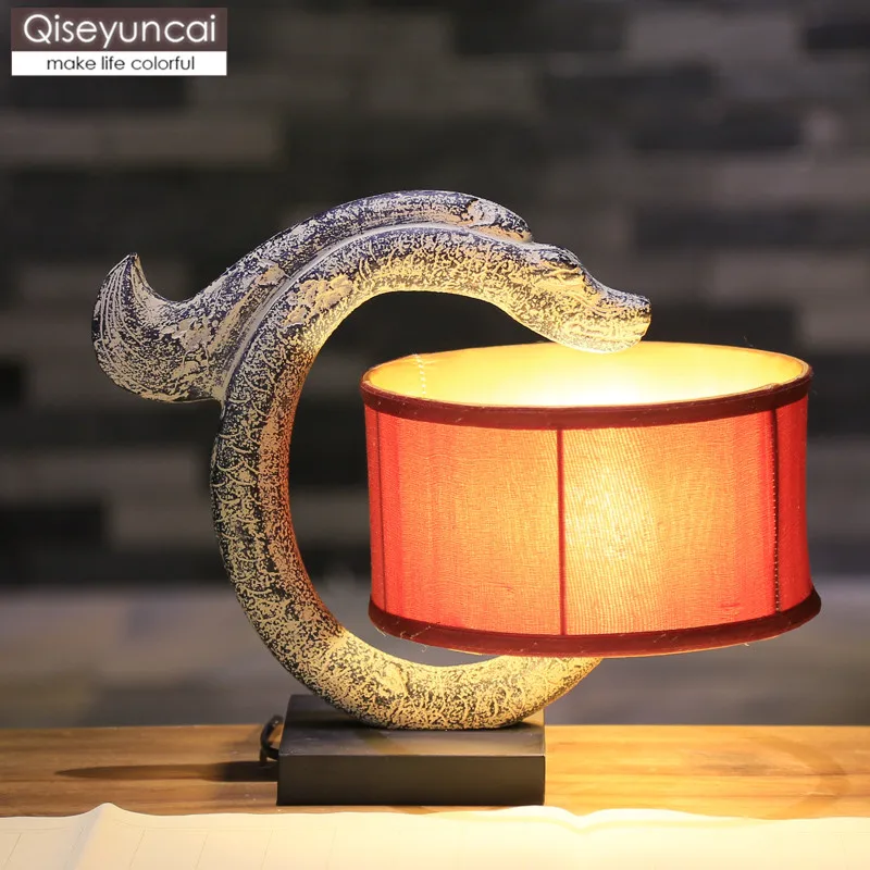 Qiseyuncai 2019 New Chinese Creative Cloth Table Lamp Living Room Study Room Bedroom Retro Decoration Energy Saving Lamp
Qiseyuncai 2019 New Chinese Creative Cloth Table Lamp Living Room Study Room Bedroom Retro Decoration Energy Saving Lamp