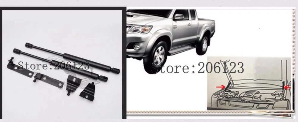 2PCS Professional Front Hood Gas Shock Strut Damper Lift Support Car Accessories For TOYOTA Hilux Vigo 2005-2012
2PCS Professional Front Hood Gas Shock Strut Damper Lift Support Car Accessories For TOYOTA Hilux Vigo 2005-2012