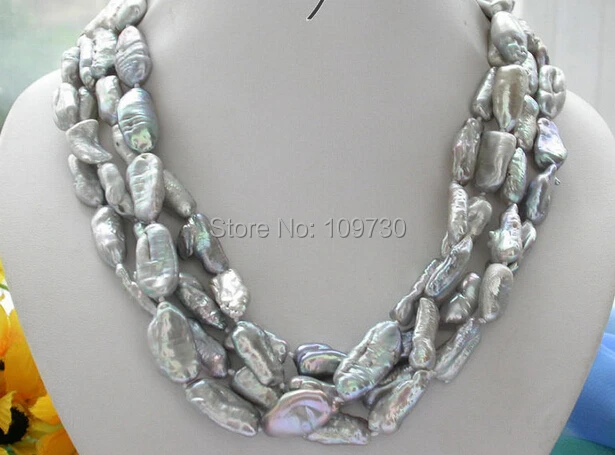 Jewelry 002738 4row 25mm gray stick KESHI REBORN PEARL NECKLACE
Jewelry 002738 4row 25mm gray stick KESHI REBORN PEARL NECKLACE