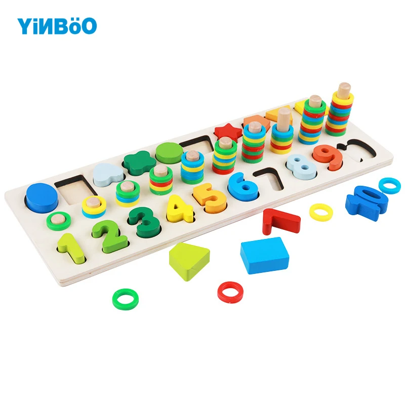 Baby Wooden Toys Digital Shape Logarithmic Board Plate Geometric Shape Stack Building Blocks Preschool Early Educational Christm
Baby Wooden Toys Digital Shape Logarithmic Board Plate Geometric Shape Stack Building Blocks Preschool Early Educational Christm