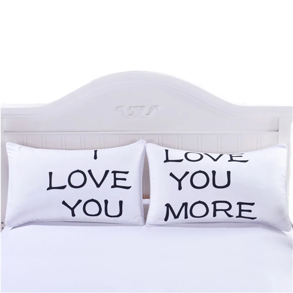 4 Styles Romantic Pillow Case Couple King Queen Pillowcase Pillow Cover Wedding Valentine's Gift for Love
4 Styles Romantic Pillow Case Couple King Queen Pillowcase Pillow Cover Wedding Valentine's Gift for Love