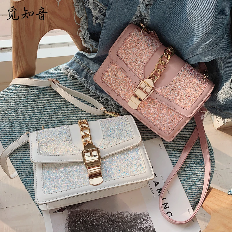 Sweet Lady Sequin Square Bag 2019 Fashion New High Quality Pu Leather Women's Designer Handbag Chain Lock Shoulder Messenger Bag
Sweet Lady Sequin Square Bag 2019 Fashion New High Quality Pu Leather Women's Designer Handbag Chain Lock Shoulder Messenger Bag