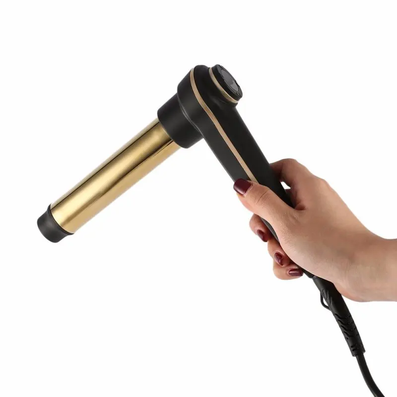 Eu Plug Hair Curling Iron With Even Heat 24K Gold Plated Long-Lasting Curls&Digital Accuracy Temperature Display Hair Curler W
Eu Plug Hair Curling Iron With Even Heat 24K Gold Plated Long-Lasting Curls&Digital Accuracy Temperature Display Hair Curler W