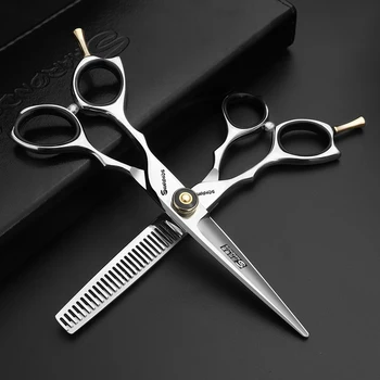 left handed hairdressing scissors 6 inch hair scissors 440c japanese steel professional scissors thinning scissors set
left handed hairdressing scissors 6 inch hair scissors 440c japanese steel professional scissors thinning scissors set
