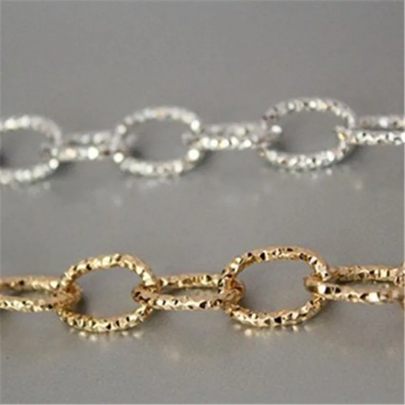 3Feet Gold Silver Cable Chain,Aluminum Necklace Bracelet Chain Open Link per Link Size 19mmx13mm LU31
3Feet Gold Silver Cable Chain,Aluminum Necklace Bracelet Chain Open Link per Link Size 19mmx13mm LU31