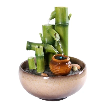 110/220V Handmade Resin Bamboo Water Fountain Office Kung Fu Tea Set Decoration Waterscape Purifying Air Birthday Gifts Crafts
110/220V Handmade Resin Bamboo Water Fountain Office Kung Fu Tea Set Decoration Waterscape Purifying Air Birthday Gifts Crafts