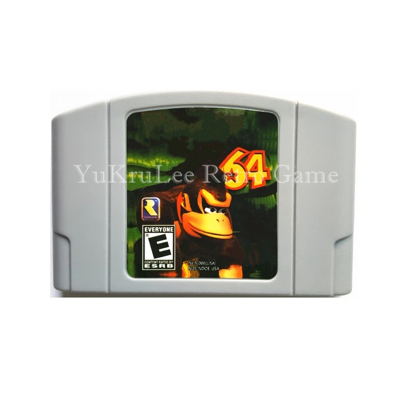 Donke Kong 64 Video Game Cartridge Card for 64 Bit Family Game Console US NTSC Version English Languae N48
Donke Kong 64 Video Game Cartridge Card for 64 Bit Family Game Console US NTSC Version English Languae N48