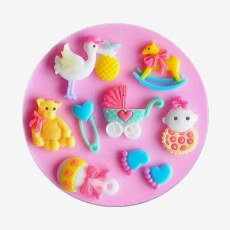 3D Baby Party Fondant Cake sugar craft Moulds Tool Bear Trojan Silicone Fondant Mold For Cake Decorating silicone mold
3D Baby Party Fondant Cake sugar craft Moulds Tool Bear Trojan Silicone Fondant Mold For Cake Decorating silicone mold