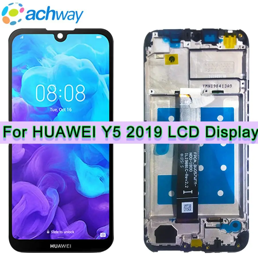 Black 5.71" LCD Display HUAWEI Y5 2019 Touch Screen Digitizer Assembly With Frame AMN-LX9 LReplace parts HUAWEI Y5 20119 LCD
Black 5.71" LCD Display HUAWEI Y5 2019 Touch Screen Digitizer Assembly With Frame AMN-LX9 LReplace parts HUAWEI Y5 20119 LCD