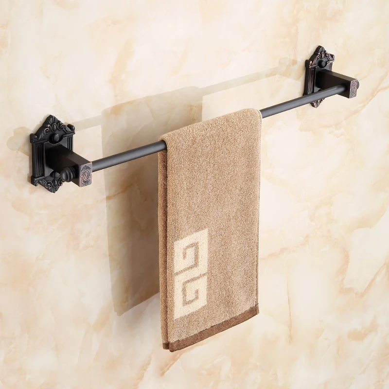 AUSWIND European Retro Black Carved Single Towel Bar Bathroom Single Towel Pole Wall Hanging Towel Rack Home bathroom products
AUSWIND European Retro Black Carved Single Towel Bar Bathroom Single Towel Pole Wall Hanging Towel Rack Home bathroom products