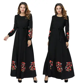 Black Vestidos Kaftan Abaya Dubai Arabic Hijab Muslim Dress Women Elbise Turkish Islamic Clothing Robe Musulmane Longue Dresses
Black Vestidos Kaftan Abaya Dubai Arabic Hijab Muslim Dress Women Elbise Turkish Islamic Clothing Robe Musulmane Longue Dresses