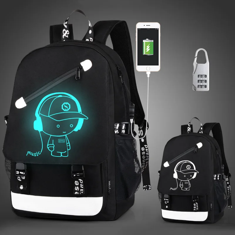 men backpack usb charge laptop backpack anti theft backpack Luminous school bags School Backpack For Teenage boy sac a dos
men backpack usb charge laptop backpack anti theft backpack Luminous school bags School Backpack For Teenage boy sac a dos