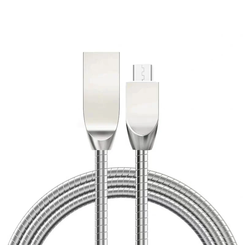 Metal Spring Micro USB Cable Fast Charge data cable for iphone iPad Xiaomi Samsung Huawei LG Android USB Charging Cord Type-C
Metal Spring Micro USB Cable Fast Charge data cable for iphone iPad Xiaomi Samsung Huawei LG Android USB Charging Cord Type-C