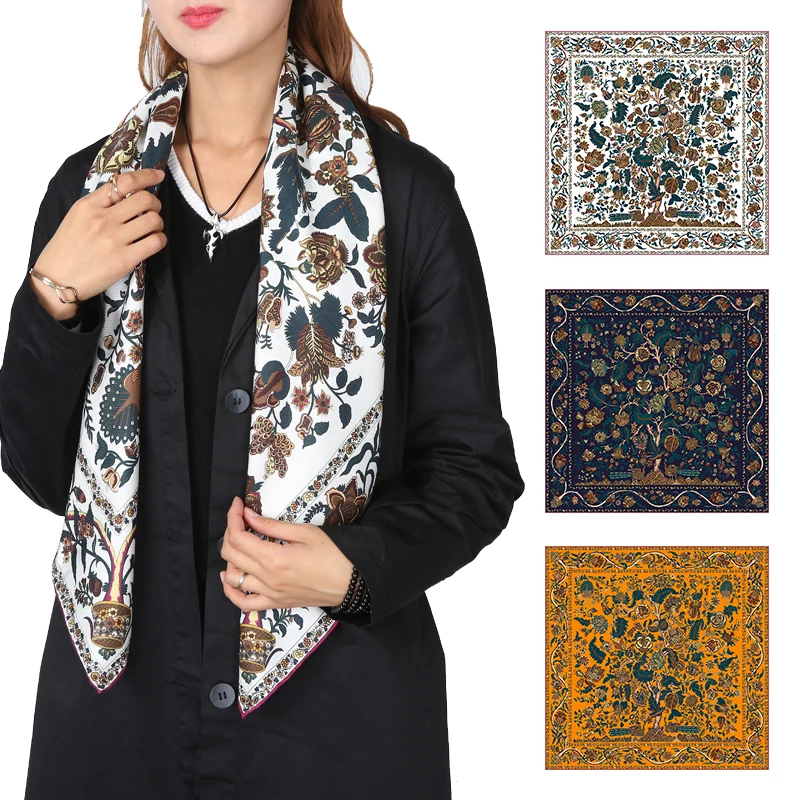Tree of Life Prints Large Square 100% Silk Scarf Wraps Shawl High Quality Hand Rolled Edges
Tree of Life Prints Large Square 100% Silk Scarf Wraps Shawl High Quality Hand Rolled Edges