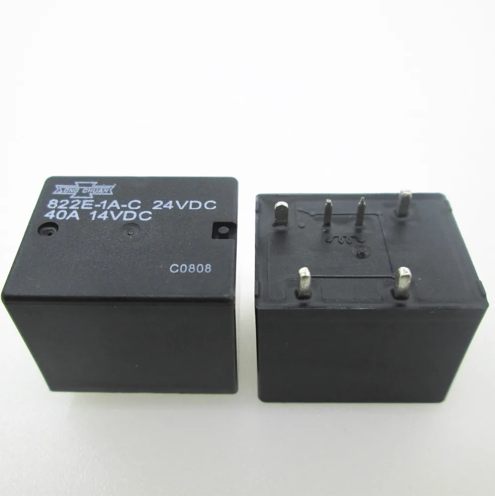 Горячая новинка реле 822E-1A-C 24VDC 822E-1A-C-24VDC DC24V 24V 40A 6PIN | Обустройство дома