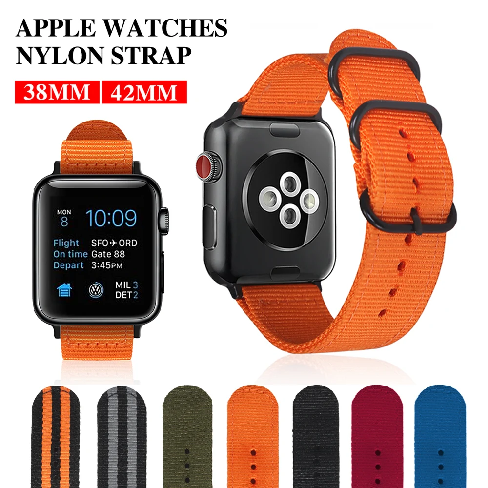 Color nylon watch for apple series 42mm 38mm, such as iwatch 4/3/2/1 wristband nylon watch
Color nylon watch for apple series 42mm 38mm, such as iwatch 4/3/2/1 wristband nylon watch
