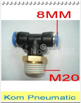 100PCS/LOT APB / PB 8-M20 Male Branch Tee 3 Way Air Fitting Joint 8mm Tube M20 Thread
100PCS/LOT APB / PB 8-M20 Male Branch Tee 3 Way Air Fitting Joint 8mm Tube M20 Thread