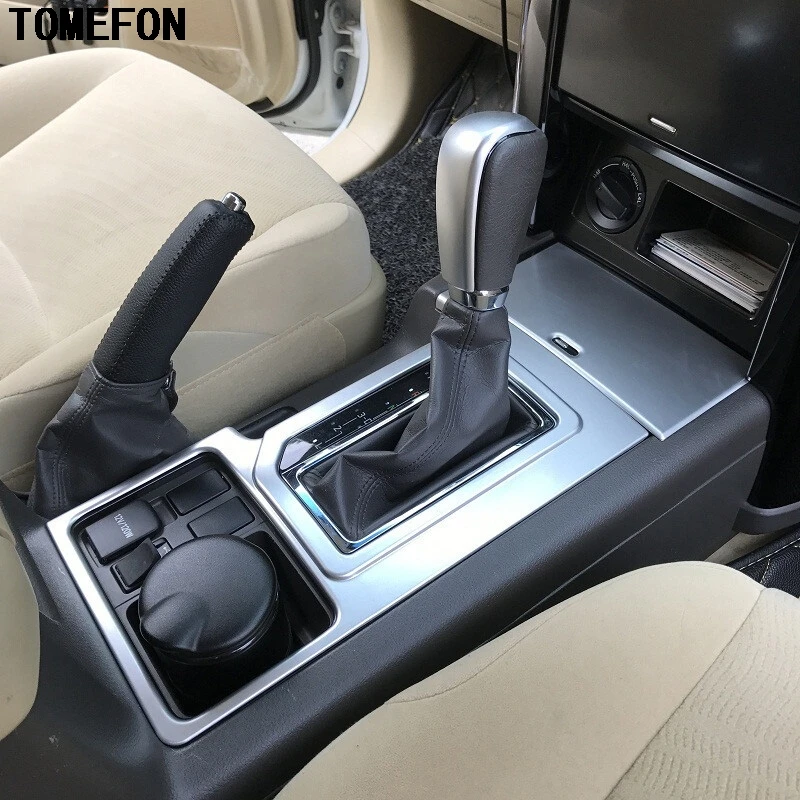 Для Toyota Land Cruiser Prado FJ150 2014 2015 ABS матовое дерево краска Передняя внутренняя коробка