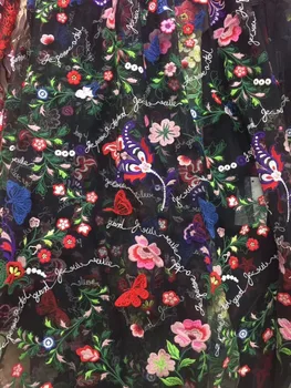 Heavy Embroidered Tulle LaceFabric with Floral,2019 New Pattern Deluxe Multiple Colors Embroidery Mesh Lace Cloth One yard
Heavy Embroidered Tulle LaceFabric with Floral,2019 New Pattern Deluxe Multiple Colors Embroidery Mesh Lace Cloth One yard