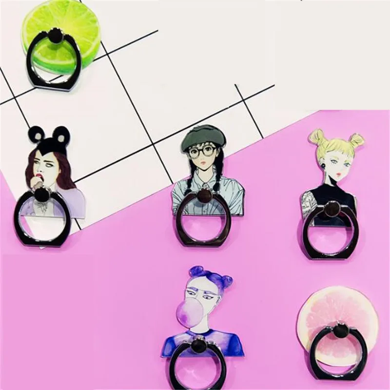 UVR Cartoon Cute Pretty Girl Finger Ring Smartphone Stand Holder Mobile Phone Holder For iPhone Huawei All Phone
UVR Cartoon Cute Pretty Girl Finger Ring Smartphone Stand Holder Mobile Phone Holder For iPhone Huawei All Phone