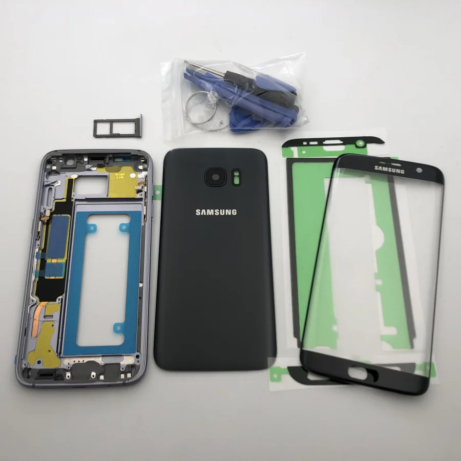 Full Housing Case Back Cover + Front Screen Glass Lens + Middle Frame for Samsung Galaxy S7 edge G935 G935F Complete Parts
Full Housing Case Back Cover + Front Screen Glass Lens + Middle Frame for Samsung Galaxy S7 edge G935 G935F Complete Parts
