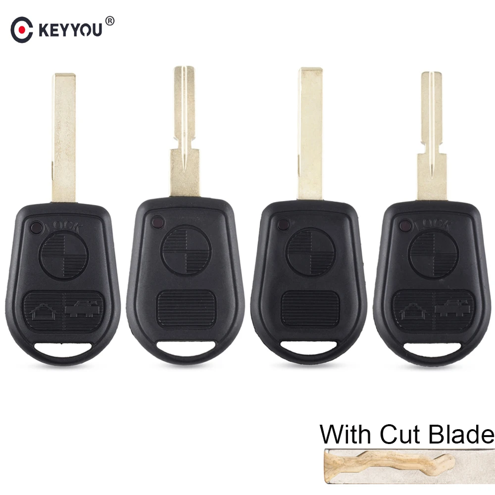 KEYYOU Cut/Uncut Blade Remote Key Shell Blank Styling For BMW E31 E34 E38 E39 E36 Z3 2 Buttons Key Fob Case
KEYYOU Cut/Uncut Blade Remote Key Shell Blank Styling For BMW E31 E34 E38 E39 E36 Z3 2 Buttons Key Fob Case