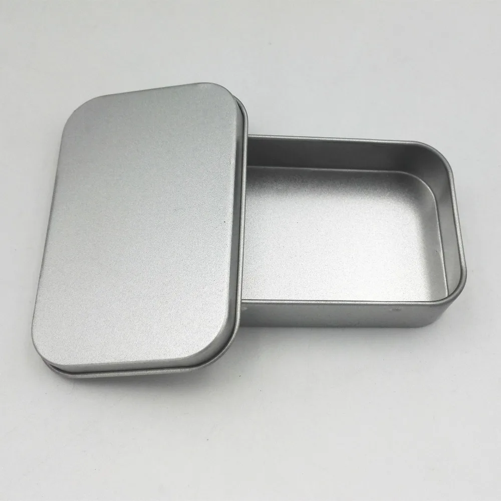 silver rectangle tin box/plain metal box/small tin box/mint tin box without printing
silver rectangle tin box/plain metal box/small tin box/mint tin box without printing