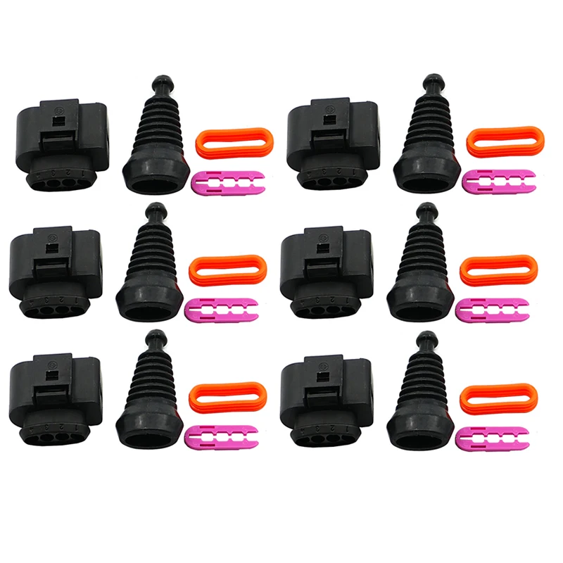 Set 8 1J0 973 724 compatible 4 pin connector Clamp Clip for VW/Audi VAG active Coil on Plug
Set 8 1J0 973 724 compatible 4 pin connector Clamp Clip for VW/Audi VAG active Coil on Plug