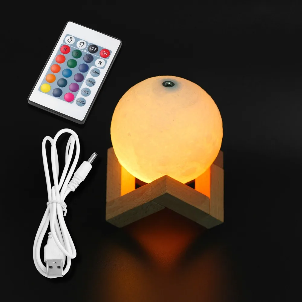 Night Light 3D Printing Moon Lamp Lunar USB Charging Night Light Touch Control Brightness 2/16 Color remote control 8 10 12CM
Night Light 3D Printing Moon Lamp Lunar USB Charging Night Light Touch Control Brightness 2/16 Color remote control 8 10 12CM