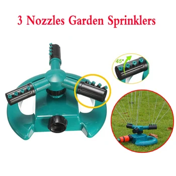 3 Nozzles Garden Sprinklers Automatic Watering Grass Lawn Three Arm Garden Sprinkler 360 Degree Circle Rotating Water Sprinkler
3 Nozzles Garden Sprinklers Automatic Watering Grass Lawn Three Arm Garden Sprinkler 360 Degree Circle Rotating Water Sprinkler