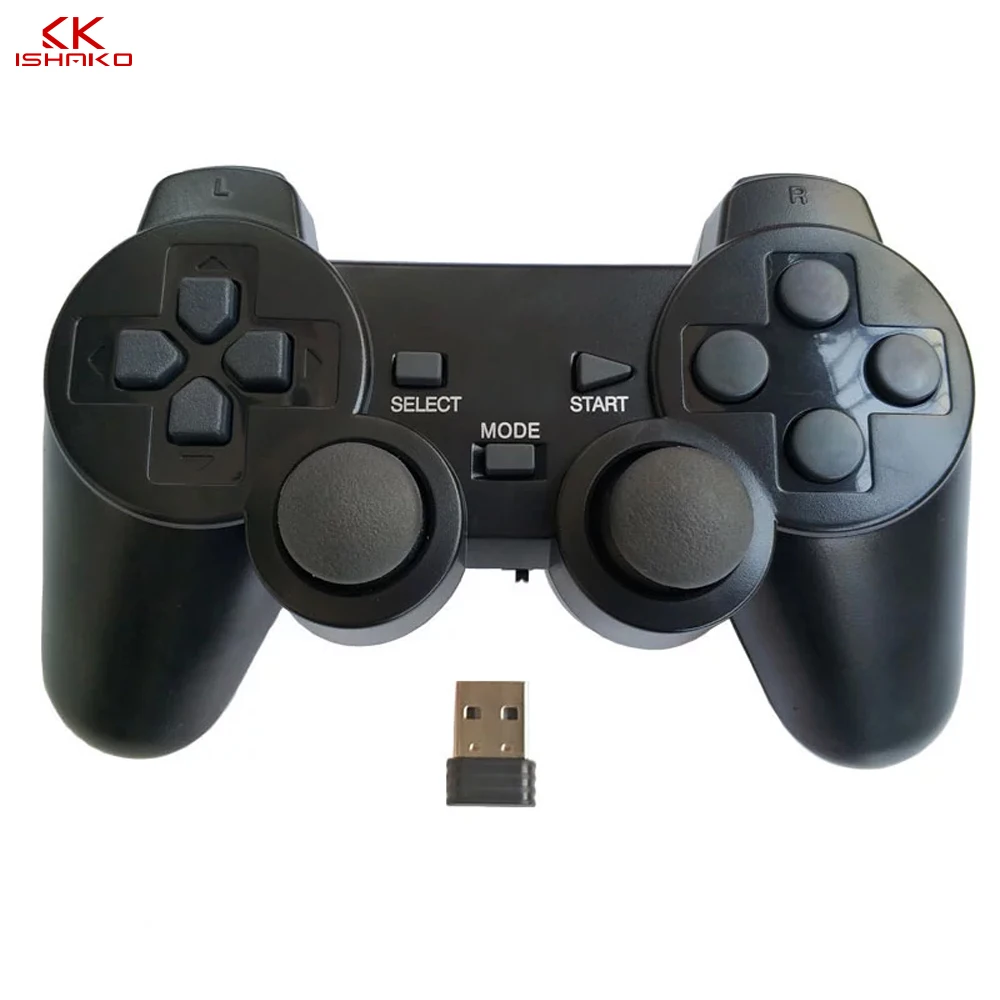 K ISHAKO USB 2.4G Wireless game controller computer gamepad PC joystick and for Windows 7/8/10 black color cheap price
K ISHAKO USB 2.4G Wireless game controller computer gamepad PC joystick and for Windows 7/8/10 black color cheap price