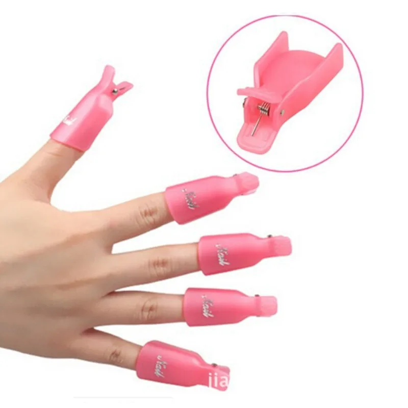 10PCS Plastic Soak Off Cap Clip UV Gel Polish Remover Wrap Tool Nail Art Tips For Artificial Nails Removal Trim Excess Nail
10PCS Plastic Soak Off Cap Clip UV Gel Polish Remover Wrap Tool Nail Art Tips For Artificial Nails Removal Trim Excess Nail